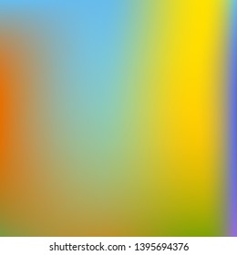 Bright blurred graphics from various combinations of colors and shades. Magic splash and spreading spot. Vector illustration shape. Yellow color spots that form a bright blurred graphics.