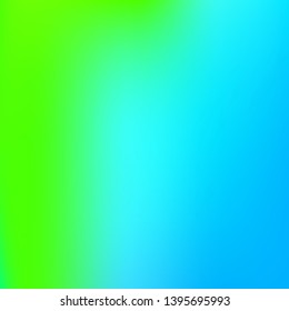 Bright blurred graphics from various combinations of colors and shades. Strange splash and spreading spot. Vector illustration show. Blue color spots that form a bright blurred graphics.