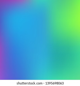 Bright blurred graphics from various combinations of colors and shades. Vector illustration flat. Interesting splash and spreading spot. Green color spots that form a bright blurred graphics.