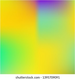 Bright blurred graphics from various combinations of colors and shades. Vector illustration invite. Nice splash and spreading spot. Yellow color spots that form a bright blurred graphics.