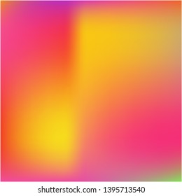 Bright blurred graphics from various combinations of colors and shades. Interesting splash and spreading spot. Vector illustration presentation. Pink color spots that form a bright blurred graphics.