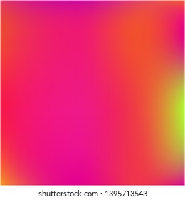 Bright blurred graphics from various combinations of colors and shades. Random splash and spreading spot. Vector illustration shape. Pink color spots that form a bright blurred graphics.