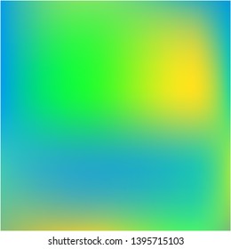 Bright blurred graphics from various combinations of colors and shades. Vector illustration flat. Magic splash and spreading spot. Blue color spots that form a bright blurred graphics.