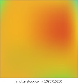 Bright blurred graphics from various combinations of colors and shades. Great splash and spreading spot. Vector illustration layout. Orange color spots that form a bright blurred graphics.