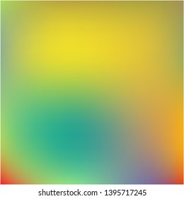 Bright blurred graphics from various combinations of colors and shades. Amazing splash and spreading spot. Vector illustration shape. Yellow color spots that form a bright blurred graphics.