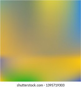 Bright blurred graphics from various combinations of colors and shades. Vector illustration flyer. Graceful splash and spreading spot. Orange color spots that form a bright blurred graphics.