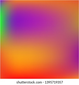 Bright blurred graphics from various combinations of colors and shades. Amazing splash and spreading spot. Vector illustration flat. Violet color spots that form a bright blurred graphics.