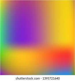 Bright blurred graphics from various combinations of colors and shades. Vector illustration cover. Magic splash and spreading spot. Violet color spots that form a bright blurred graphics.