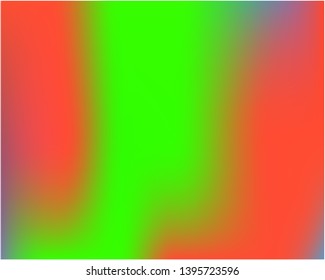 Bright blurred graphics from various combinations of colors and shades. Great splash and spreading spot. Vector illustration cover. Red color spots that form a bright blurred graphics.