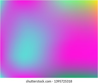 Bright blurred graphics from various combinations of colors and shades. Graceful splash and spreading spot. Vector illustration presentation. Pink color spots that form a bright blurred graphics.