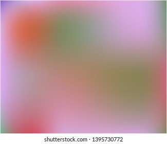 Bright blurred graphics from various combinations of colors and shades. Startling splash and spreading spot. Vector illustration shape. Violet color spots that form a bright blurred graphics.