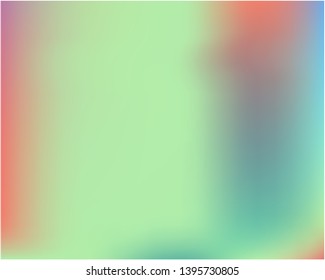 Bright blurred graphics from various combinations of colors and shades. Interesting splash and spreading spot. Vector illustration concept. Green color spots that form a bright blurred graphics.