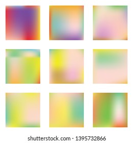 Bright blurred graphics from various combinations of colors and shades. Trendy splash and spreading spot. Vector illustration invite. Pink color spots that form a bright blurred graphics.