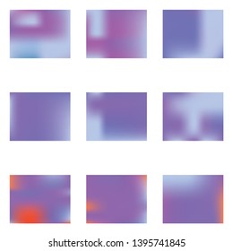 Bright blurred graphics from various combinations of colors and shades. Vector illustration space. Pretty splash and spreading spot. Violet color spots that form a bright blurred graphics.