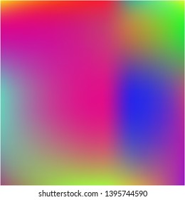 Bright blurred graphics from various combinations of colors and shades. Vector illustration flat. Great splash and spreading spot. Pink color spots that form a bright blurred graphics.