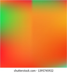Bright blurred graphics from various combinations of colors and shades. Amazing splash and spreading spot. Vector illustration concept. Orange color spots that form a bright blurred graphics.