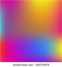 Bright blurred graphics from various combinations of colors and shades. Vector illustration space. Strange splash and spreading spot. Violet color spots that form a bright blurred graphics.