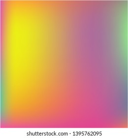 Bright blurred graphics from various combinations of colors and shades. Magic splash and spreading spot. Vector illustration flat. Pink color spots that form a bright blurred graphics.