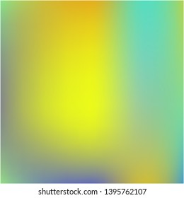 Bright blurred graphics from various combinations of colors and shades. Graceful splash and spreading spot. Vector illustration concept. Yellow color spots that form a bright blurred graphics.
