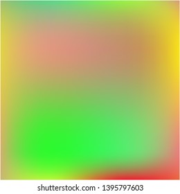Bright blurred graphics from various combinations of colors and shades. Graceful splash and spreading spot. Vector illustration flyer. Color spots that form a bright blurred graphics.