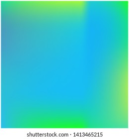 Bright blurred graphics from various combinations of colors and shades. Unreal splash and spreading spot. Vector illustration layout. Blue color spots that form a bright blurred graphics.