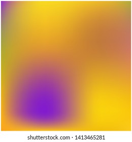 Bright blurred graphics from various combinations of colors and shades. Vector illustration flat. Pretty splash and spreading spot. Orange color spots that form a bright blurred graphics.