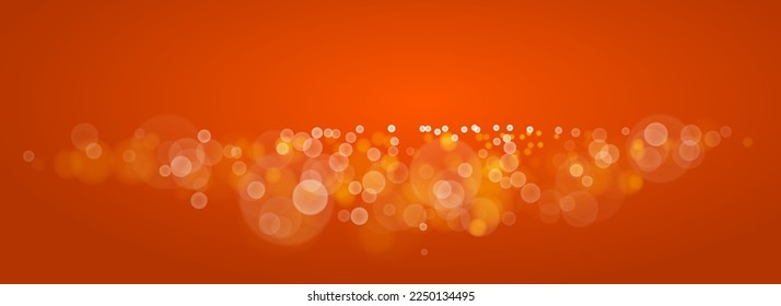 Luces negras brillantes vectorial ilustración de efecto transparente, fondo abstracto de bokeh con profundidad de efecto de campo.