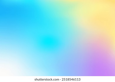 Bright Blurry Background. Trendy Modern Gradient.