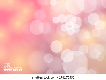 bright bokeh abstract background