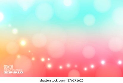 bright bokeh abstract background