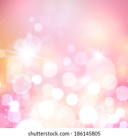 bright bokeh background with lights