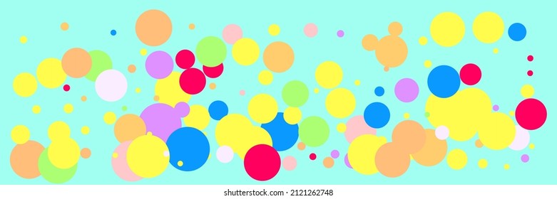 Bright Bordo Red Circles Play Violet Background. Multicolor Children Dark Purple Indigo Background. Vibrant Green Color Rainbow Yellow Print. Pink Kids Beige White Pastel Blue Textile.