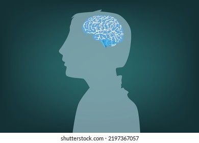 Bright brain inside an adult body