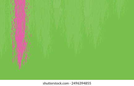 bright brat lime green grunge pop girl waterfall vector abstract background with magenta pink highlight bar