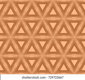 Bright Brick Color Triangle Background Vector illustration. for design, presentation, wallpaper