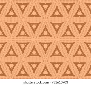 Bright Brick Color Triangle Background Vector illustration. for design, presentation, wallpaper