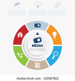 bright brochure template