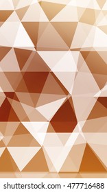 bright bronze pattern backgrounds. polygonal pattern. vector illustration. for the design, printing, business presentations. vertical banner