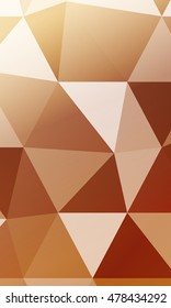 bright bronze pattern backgrounds. polygonal pattern. vector illustration. for the design, printing, business presentations. vertical banner