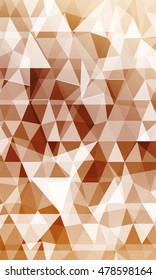 bright bronze pattern backgrounds. polygonal pattern. Vector illustration. vertical banner. To implement your design ideas, business subjects, successful presentations.