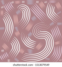 Bright brown beige wavy lines, modern pattern background for leaflets, posters, business cards. Music, youth concerts, store sales. Print for textiles, hoodies, accessories.