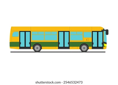 bright bus. tourism, recreation. vector