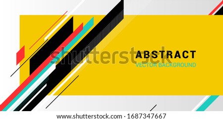 Bright business template background. Modern geometric abstract background. Background for cover, banner, booklet. 