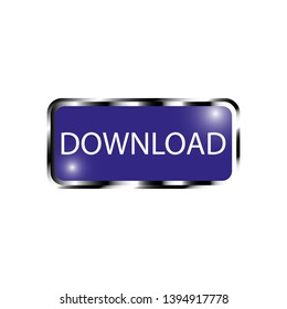 Bright button download from the Internet with a glimpse