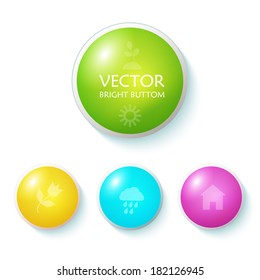 Bright buttons collection for your business