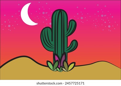 bright cacti, aloe and leaves. Collection of exotic plants. Cactus with flowers.