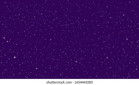 Bright calm tranquil serene glitter starlit spark twinkle dusk dust cloud nightfall shape purple color concept. Cute art fantastic nobody nighttime sparkle design draw xmas element cartoon style text