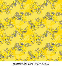 Bright camo background with abstract figures. Seamless pattern as UFO camouflage usable as backdrop or for print for textile or wrapping paper