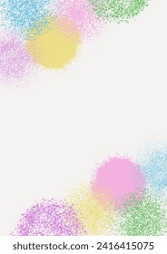 Colores dulces brillantes formas de textura diseño vector