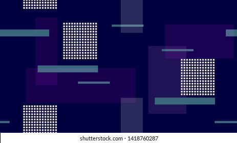 Bright Car Light Night Life, Racing Lines, Neon IT, Hi Tech Vector Pattern. Internet Technology Modern Geometric Polygon Pattern. Night City, Moving Car Lights, TV, Neon IT, Retro Hi Tech Background.